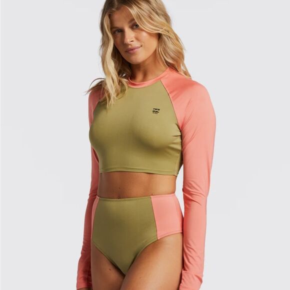 BILLABONG WOMEN’S A/DIV MEDIUM CEDAR SIZE SMALL UPF 50 BIKINI BOTTOMS NWT - Picture 4 of 7